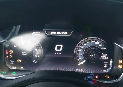 2025 Ram 1500 from USA, damaged, VIN 1C6SRFFP9SN663182